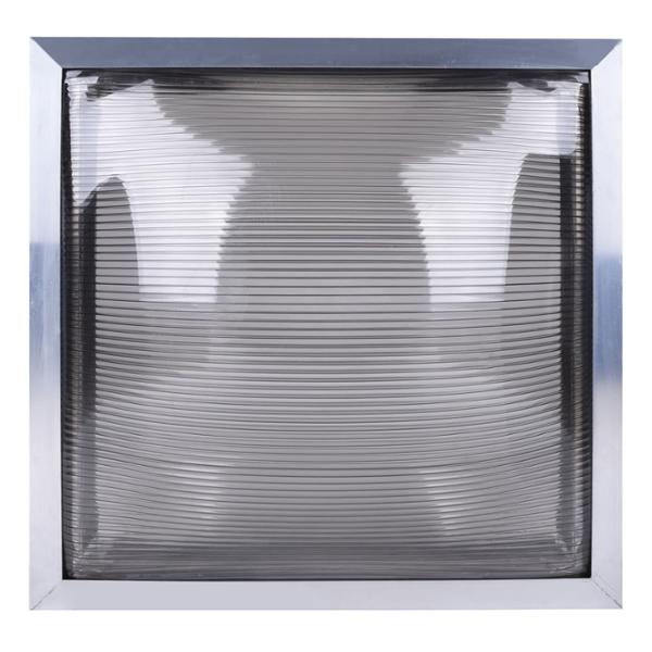 DOMO POLICARBONATO 44 X 44 CM CON VENTILA