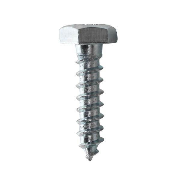 100 TORNILLOS HEXAGONAL 1/4 X 1 PULGADA PLATA