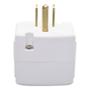 CUBO ADAPTADOR DE 125 VOLTS BLANCO LEVITON