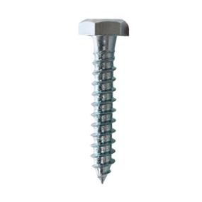 100 TORNILLOS HEXAGONAL 1/4 X 1 1/2 PULGADAS PLATA