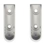 BRIDAS PARA TUBO OVAL GRIS 7.5 X 2.3 CM
