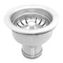 CONTRACANASTA PARA FREGADERO DE ACERO INOXIDABLE 3.8 CM PLATA