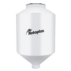 TOLVA VERTICAL 1300L DE HDPE CON TAPA