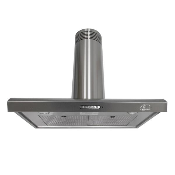 CAMPANA DE COCINA DE PARED 76 CM ACERO INOX CON DOBLE LUZ LED