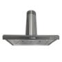 CAMPANA DE COCINA DE PARED 76 CM ACERO INOX CON DOBLE LUZ LED