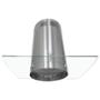 CAMPANA DE COCINA DE ISLA 90 CM ACERO INOX CON ILUMINACIÓN LED