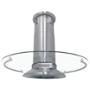 CAMPANA DE COCINA DE ISLA IRIS 90 CM ACERO INOX CON ILUMINACIÓN LED