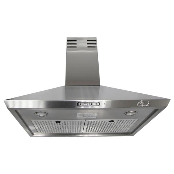 CAMPANA DE COCINA DE PARED 76 CM ACERO INOX CON FUNCIÓN EXTRACTORA Y PURIFICADORA