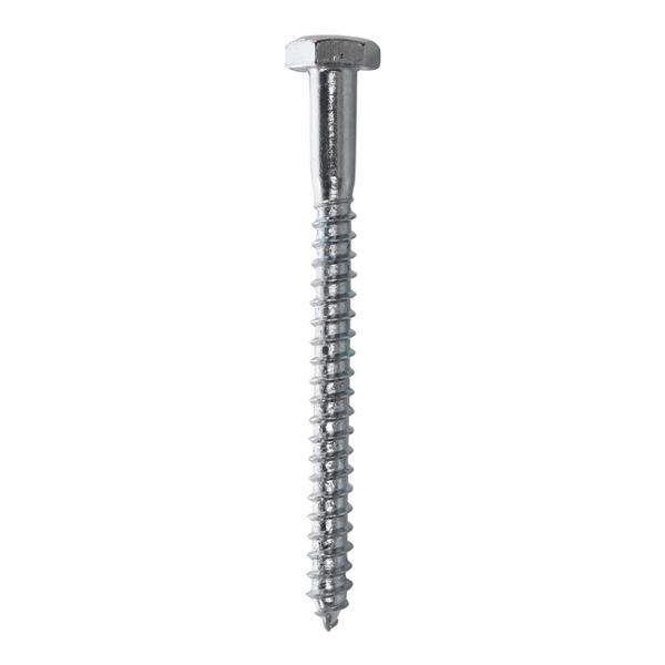 100 TORNILLOS HEXAGONAL 1/4 X 3 PULGADAS PLATA