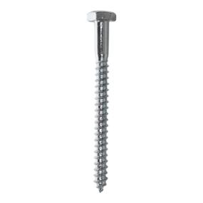 100 TORNILLOS HEXAGONAL 1/4 X 3 PULGADAS PLATA