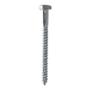 100 TORNILLOS HEXAGONAL 1/4 X 3 1/2 PULGADAS PLATA