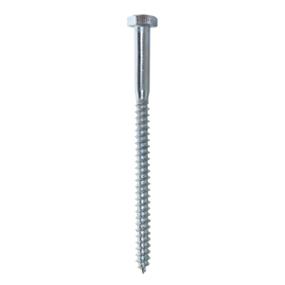 100 TORNILLOS HEXAGONAL 1/4 X 4 PULGADAS PLATA