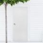 PUERTA DE ACERO LISA BLANCA DE 213 X 90 X 3.5 CM