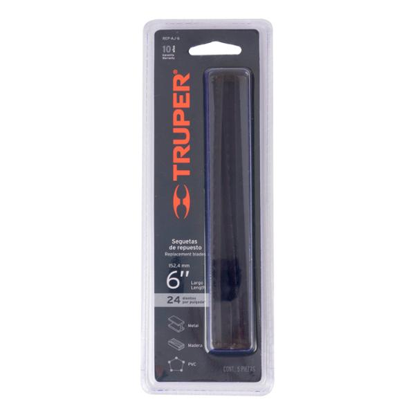 SEGUETA DE REPUESTO ACERO SK5 6" PARA ARCO JUNIOR 5 PIEZAS