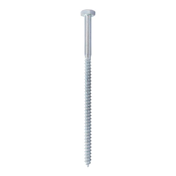 100 TORNILLOS HEXAGONAL 1/4 X 5 PULGADAS PLATA