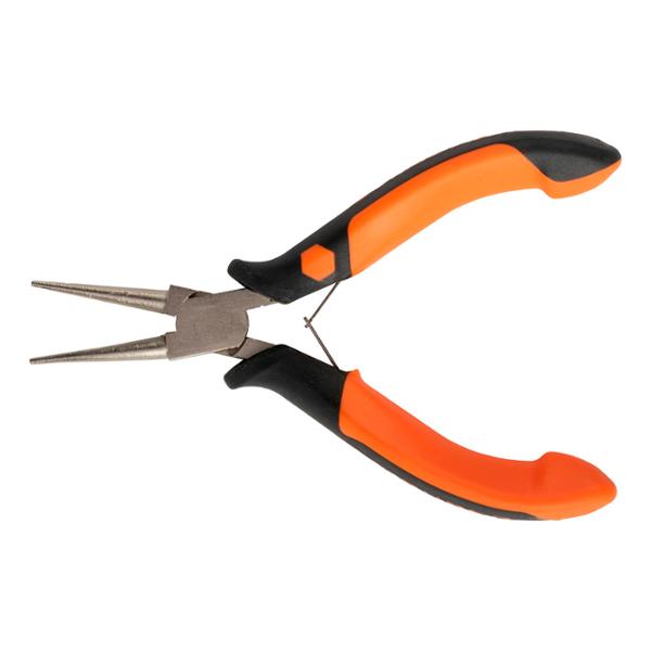 PINZA MINIATURA ACERO CROMO VANADIO 5" PUNTA REDONDA PARA TRABAJOS DELICADOS