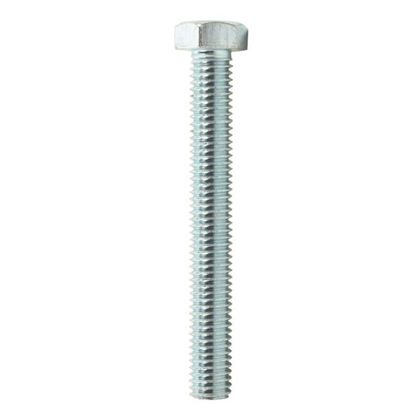 100 TORNILLOS CABEZA HEXAGONAL 1/4 X 3 1/2 PULGADAS PLATA