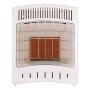 CALEFACTOR DE GAS NATURAL DE PARED Y PISO 40 M2 BLANCO