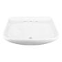 LAVABO PARA BAÑO EMPOTRABLE BLANCO RECTANGULAR 43.2 X 35.6 CM CON REBOSADERO