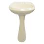 LAVABO PARA BAÑO CON PEDESTAL HUESO REDONDO 50.8 X 42.5 X 83.2 CM CON REBOSADERO