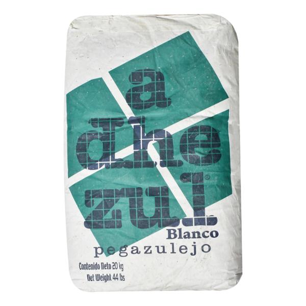 PEGAZULEJO PARA PISO CERÁMICO INTERIOR BLANCO 20 KG ALTA ADHERENCIA