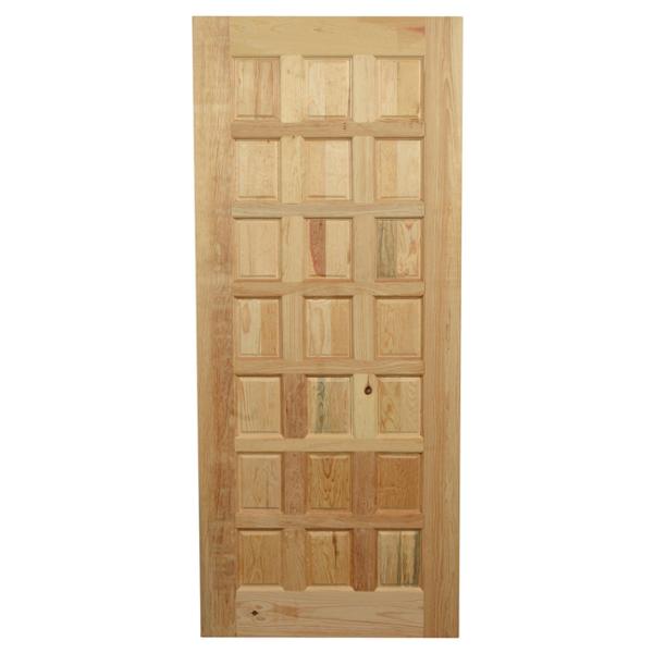 PUERTA INTERIOR SÓLIDA 90 X 213 CM BEIGE AJUSTE EXPRESS