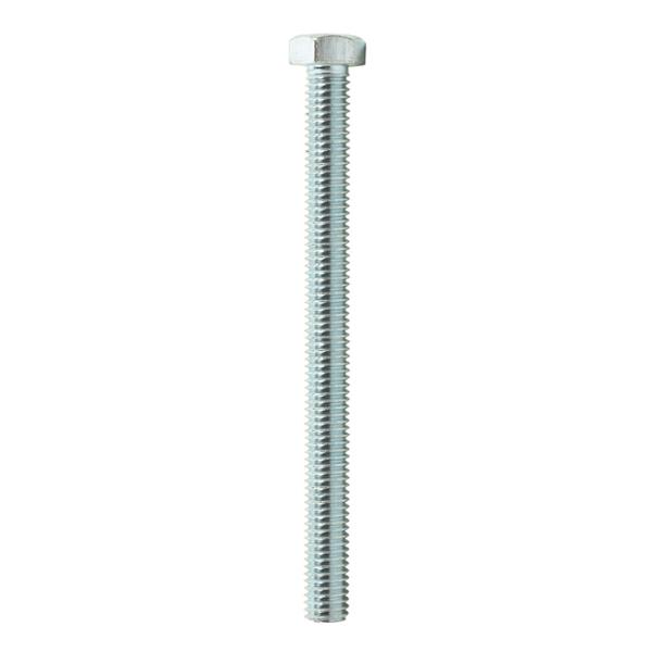 50 TORNILLOS HEXAGONAL 5/16-18 X 4 PULGADAS PLATA