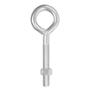 ARMELLA CON TUERCA DE 1/2 X 6 PULGADAS PLATA