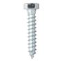 100 TORNILLOS HEXAGONAL PARA MARA 3/8 X 2 PULGADAS PLATA