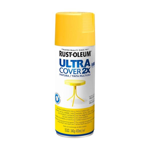 PINTURA EN AEROSOL AMARILLO SOL BRILLANTE MULTISUPERFICIE SECADO RAPIDO 340 G