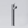 LLAVE PARA LAVABO MONOMANDO CROMO DAMASCO CUELLO ALTO