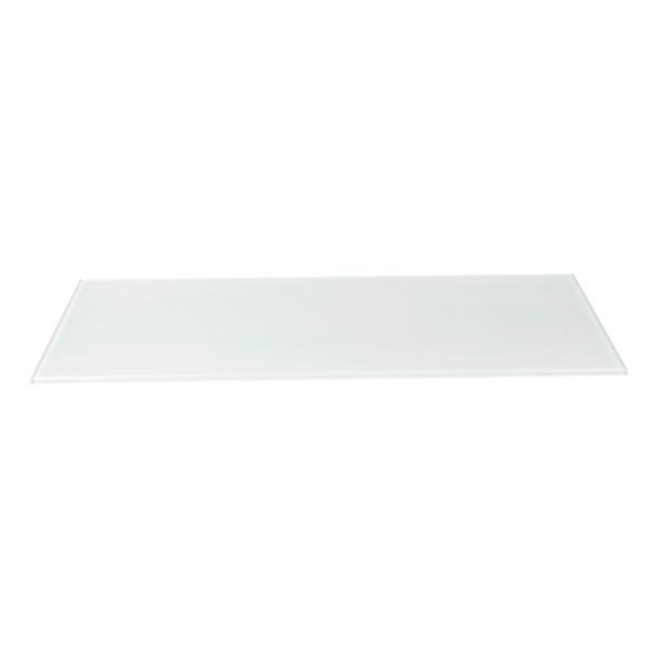 REPISA DE CRISTAL MULTIUSOS 60 X 20 X 0.8 CM 1 PIEZA VIDRIO BLANCO
