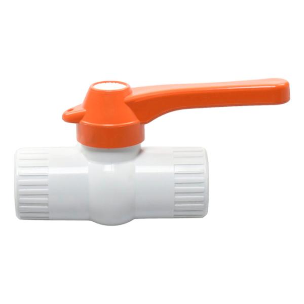 VÁLVULA DE ESFERA 1/2" DE PVC