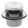 TAPÓN PARA DESAGÜE DE TINA 7.1 CM PLATA RUGO