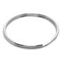 LLAVERO EN ARO DIVIDIDO 5 CM PLATA