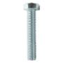100 TORNILLOS CABEZA HEXAGONAL 3/8 X 2 PULGADAS PLATA