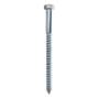 50 TORNILLOS HEXAGONAL 3/8 X 5 PULGADAS PLATA