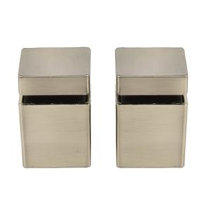 MÉNSIAL PARA REPISA TITAN DE 4.6 CM 15 KG DE CARGA 2 PIEZAS METAL PLATEADO