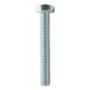 50 TORNILLOS CABEZA HEXAGONAL 3/8 X 2 1/2 PULGADAS PLATA