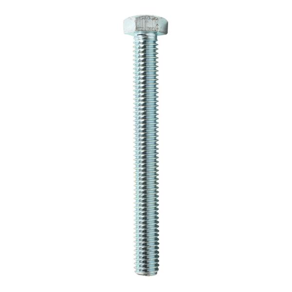 50 TORNILLOS CABEZA HEXAGONAL 3/8 X 3 1/2 PULGADAS PLATA