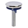 TAPONES CUBRE TALADROS PARA LAVABO DE ACERO INOXIDABLE 7.5 X 5 CM