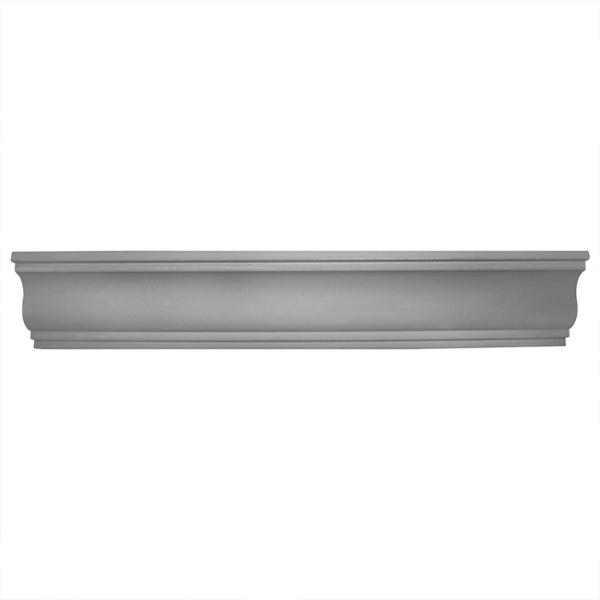 MOLDURA CORNISA COLONIAL 20 X 14.7 CM X 1.22 M GRIS