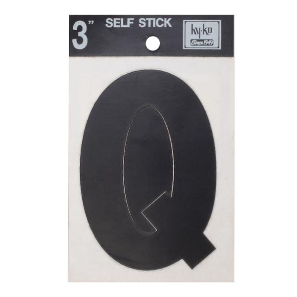 LETRA "Q" DE VINILO 7.62 CM