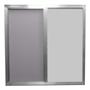 VENTANA CORREDIZA DE ALUMINIO 90 X 90 CM IZQUIERDA A DERECHA NATURAL
