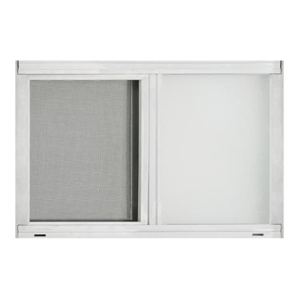 VENTANA CORREDIZA DE ALUMINIO 60X40 IZQUIERDA A DERECHA NATURAL