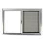 VENTANA CORREDIZA DE ALUMINIO 60 X 40 CM IZQUIERDA A DERECHA NATURAL