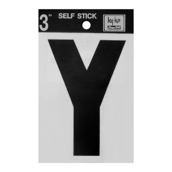 LETRA "Y" DE VINILO 7.62 CM