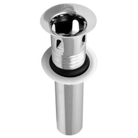 CONTRA PARA LAVABO CON REBOSADERO LATÓN 16 CM PLATA
