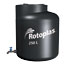 TINACO VERTICAL 250L POLIETILENO CON TAPA Y LLAVE DE NARIZ
