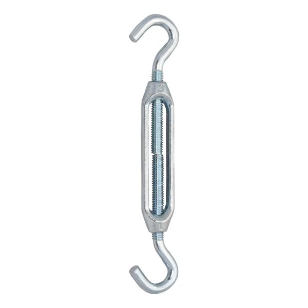 TENSOR DE DOBLE GANCHO 3/8 X 10 1/2 PULGADA PLATA